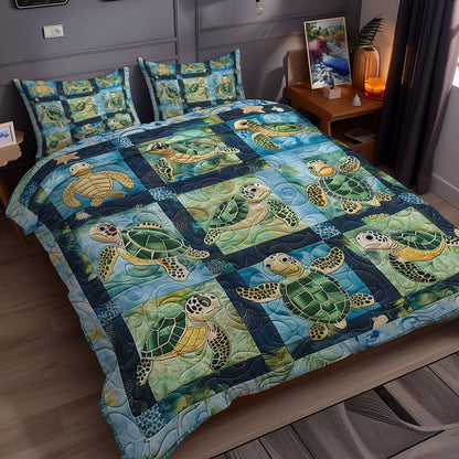 Turtle Ocean Drift WN0609026CL Duvet Cover Set