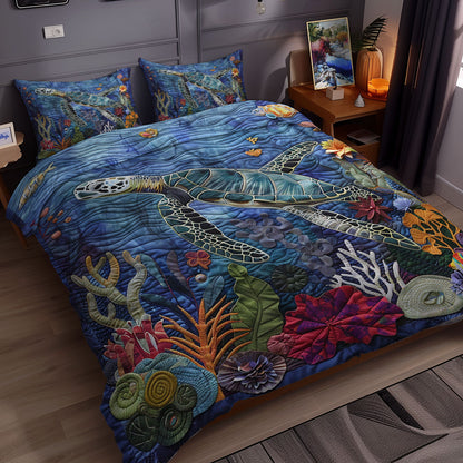 Turtle Undersea Magic WN0609043CL Duvet Cover Set