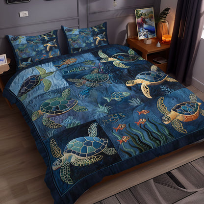 Turtle's Oceanic Oasis WN0609070CL Duvet Cover Set