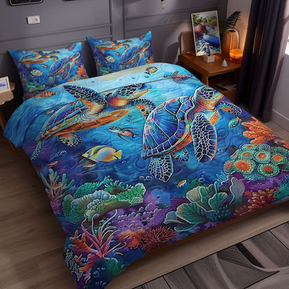 Turtle's Reef Expedition WN0609075CL Duvet Cover Set