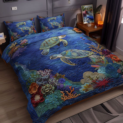 Turtle’s Reef Serenity Throw WN0609051CL Duvet Cover Set