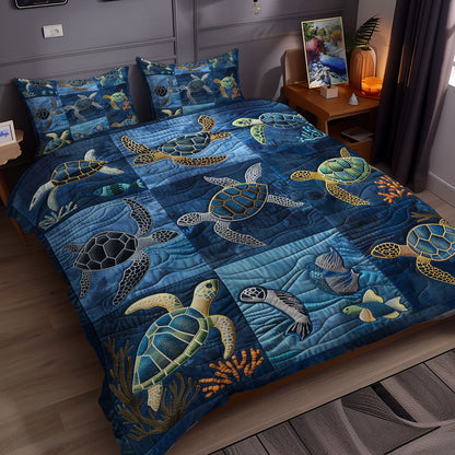 Turtle's Reef Wonderland WN0609077CL Duvet Cover Set