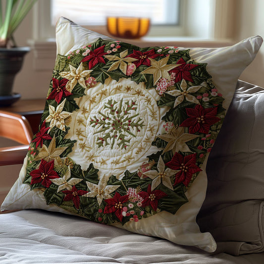 Evergreen Wreath WJ0807030CL Quilt Pillow Case