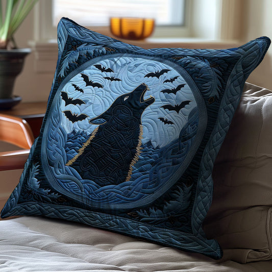 Full Moon Wolf WJ1807025CL Quilt Pillow Case