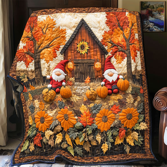 Gnome Autumn Feel WU0401009CL Quilt