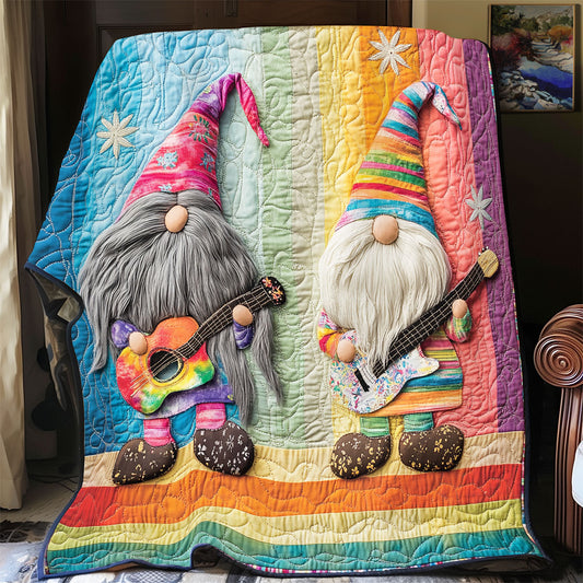 Hippie Gnomes WU2712006CL Quilt