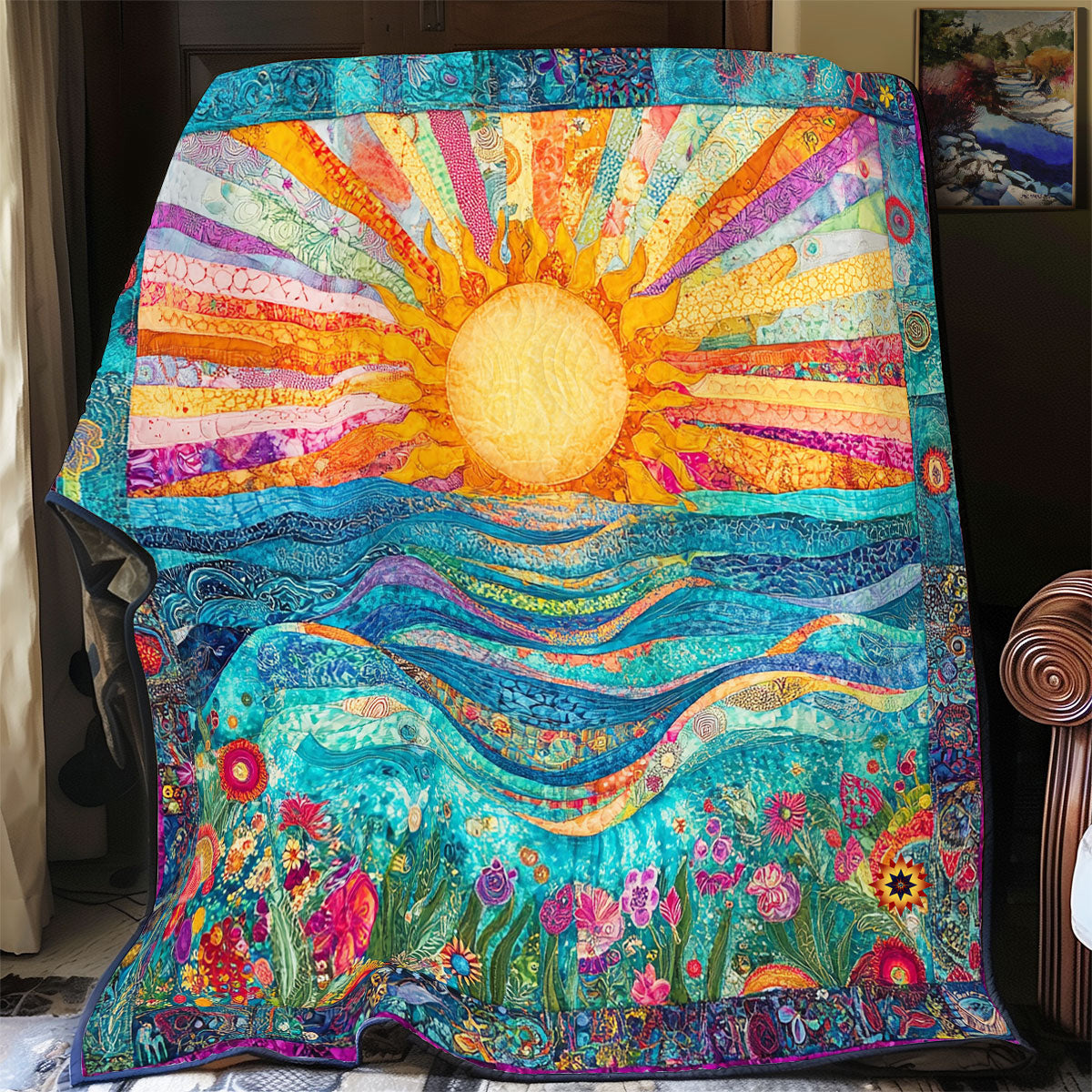 Hippie Sunset WU2112016CL Quilt