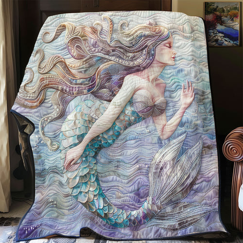 Mermaid Ocean Is Calling WU0201002CL Quilt