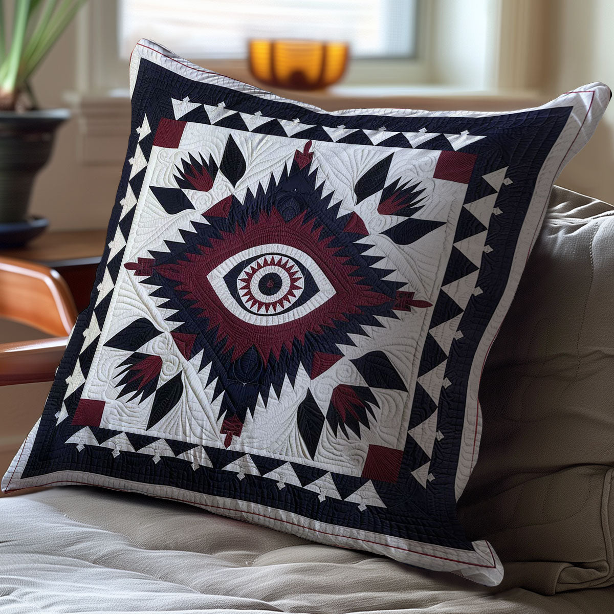 Native American Eye Shaman WJ1207028CL Quilt Pillow Case