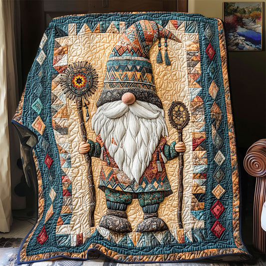 Native American Gnome WU2312002CL Quilt