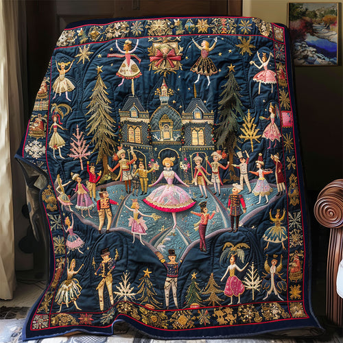 Nutcracker Ballet Scene WU0201054CL Quilt