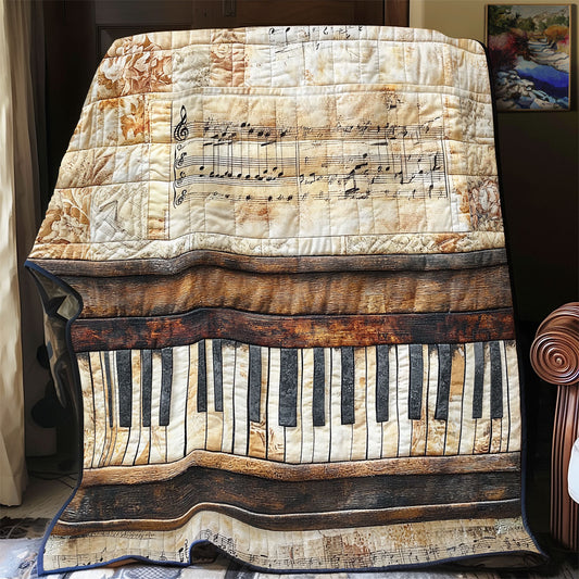 Old Piano WU0201088CL Quilt