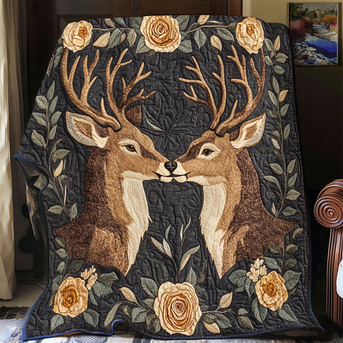 Reindeer Wild Touch WU1902004CL Quilt