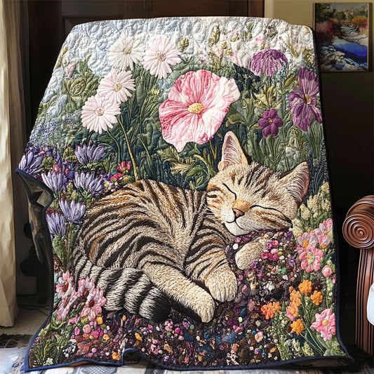Sleeping Cat Wander In The Dream WU1902010CL Quilt