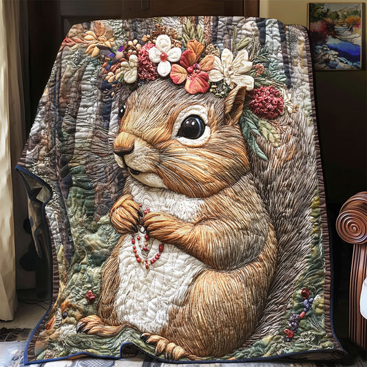 Squirrel WU2312008CL Quilt