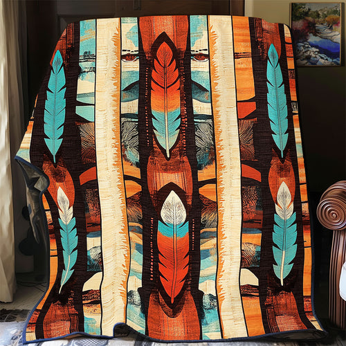 Tribal Feather WU3112020CL Quilt