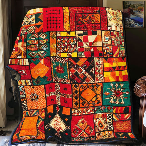 Tribal Patchwork WU2712020CL Quilt