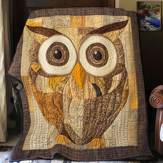 Vintage Owl WU0401011CL Quilt