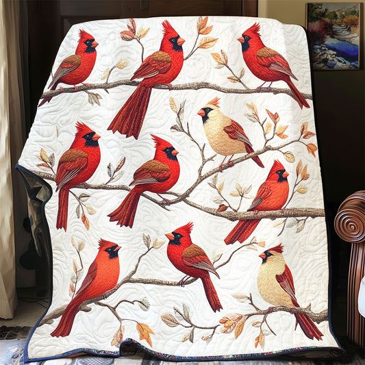 Winter Cardinal WU1902014CL Quilt