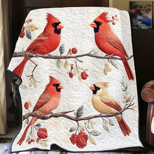 Winter Cardinal WU1902021CL Quilt