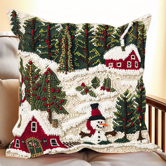 Christmas Village XR2506023CL Quilt Pillow Case