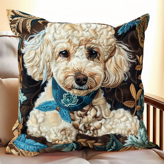 Cute Poodle XR2506021CL Quilt Pillow Case