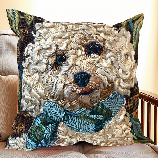 Cute Poodle XR2506022CL Quilt Pillow Case