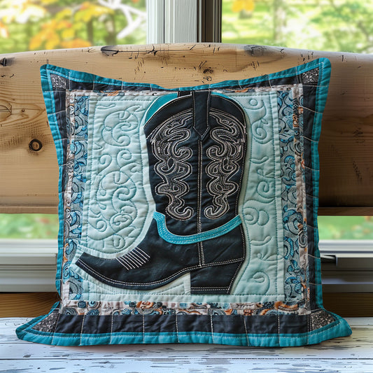 Cowboy Boots XR0507027CL Quilt Pillow Case