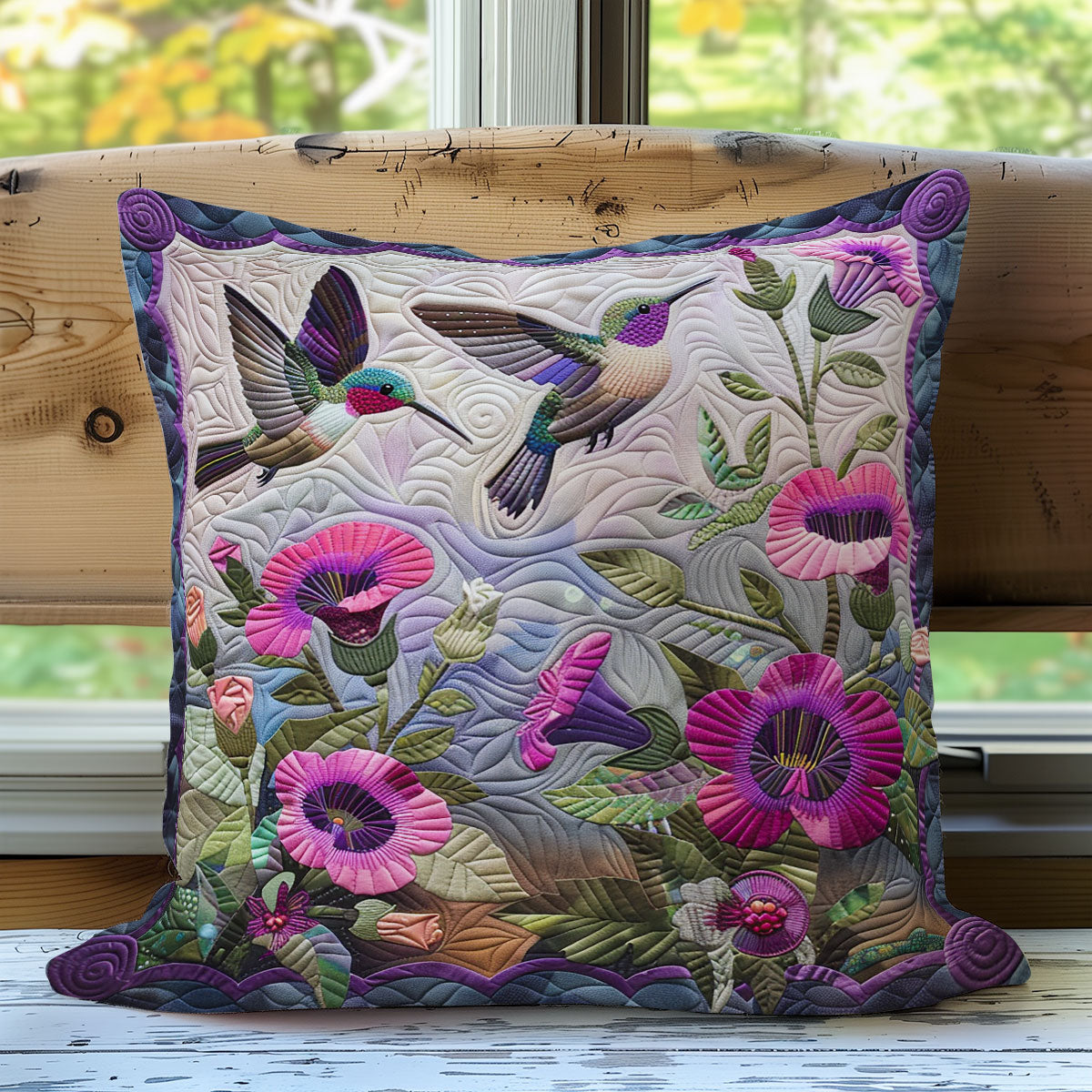 Hummingbirds XR2606012CL Quilt Pillow Case