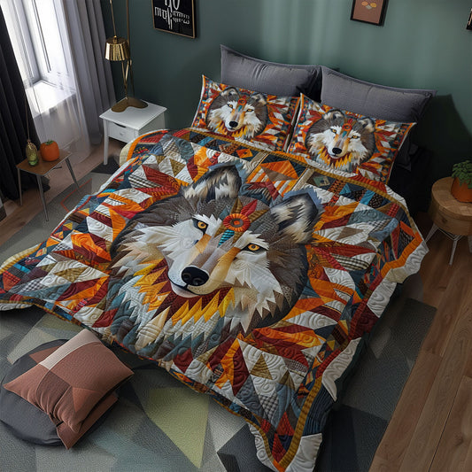 Native American Wolf XR1605010CL Duvet Cover Set