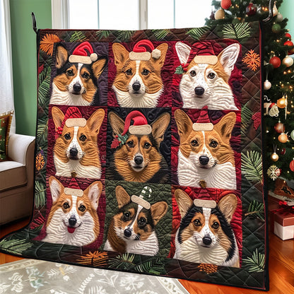 Corgi Christmas Tree XR1308027CL Quilt