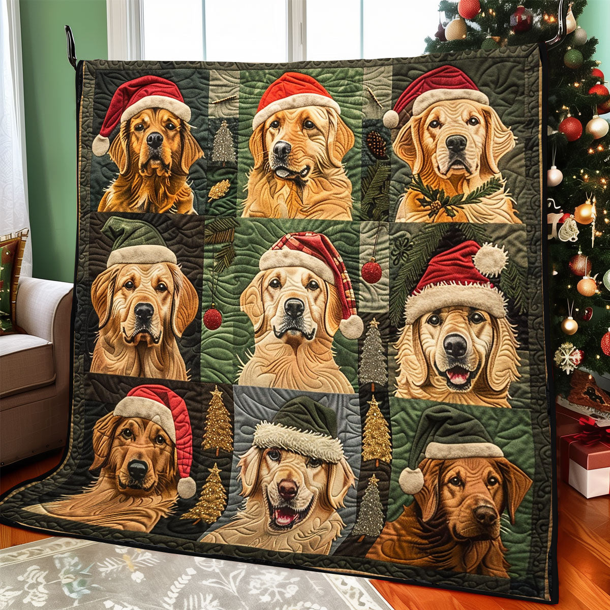 Cozy Christmas XR1308037CL Quilt