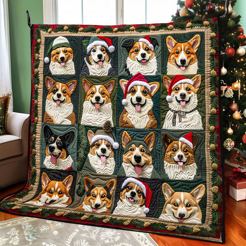 Happy Corgi XR1308034CL Quilt