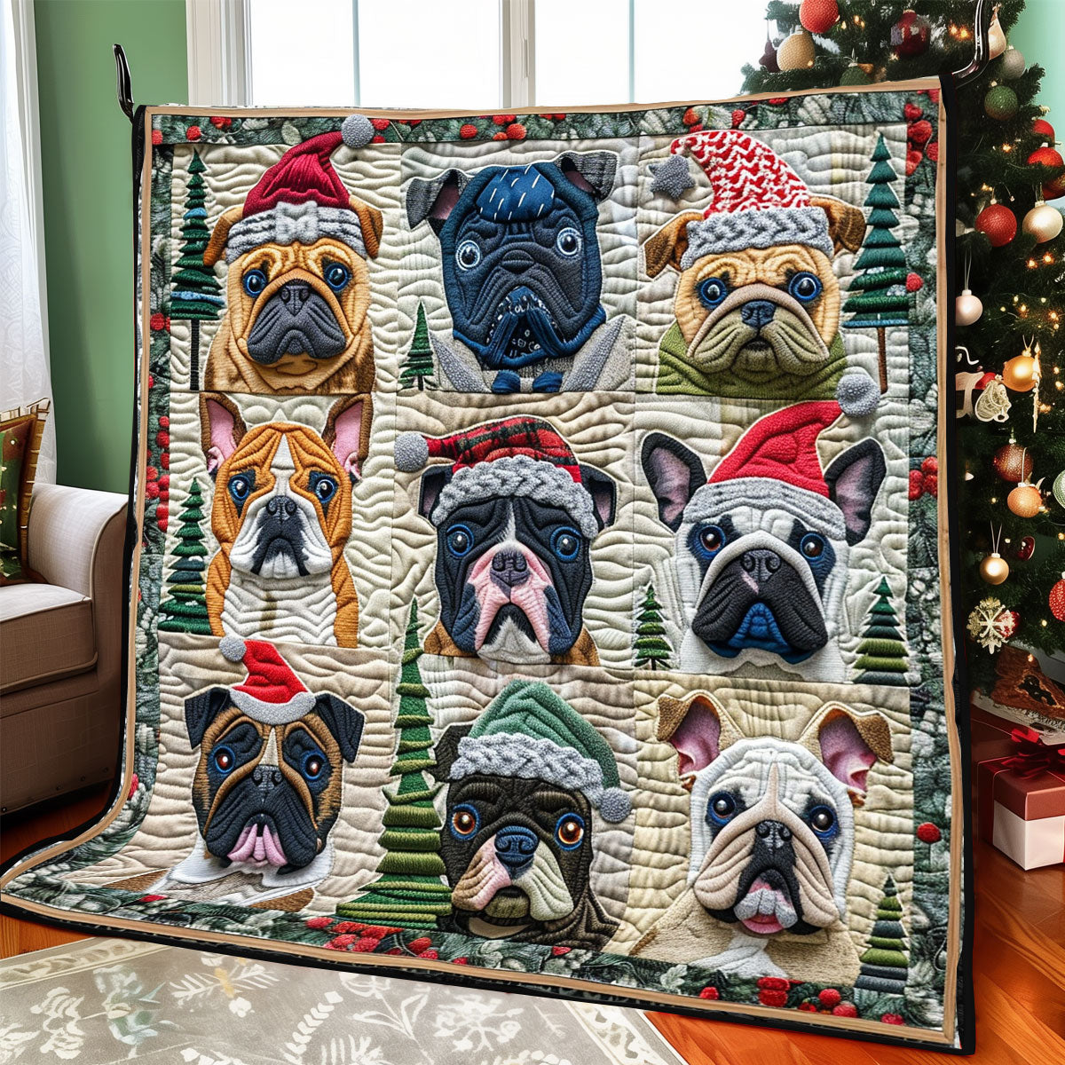 Merry Pup XR1308044CL Quilt