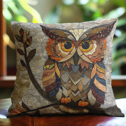 Owl With Big Eyes WN2307001CL Quilt Pillow Case