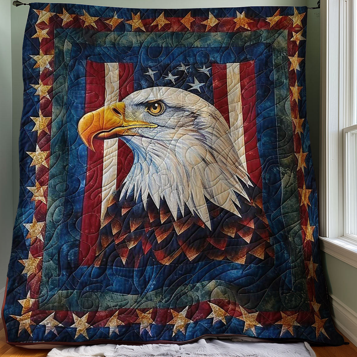 Independence Eagle WJ0407004CL Quilt