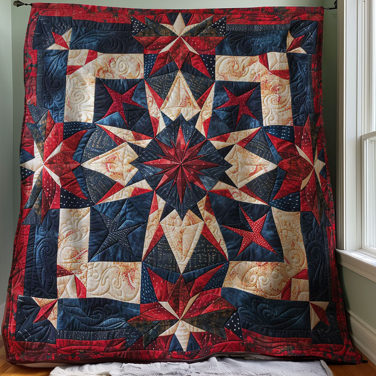 American Independence Star WJ1007001CL Quilt