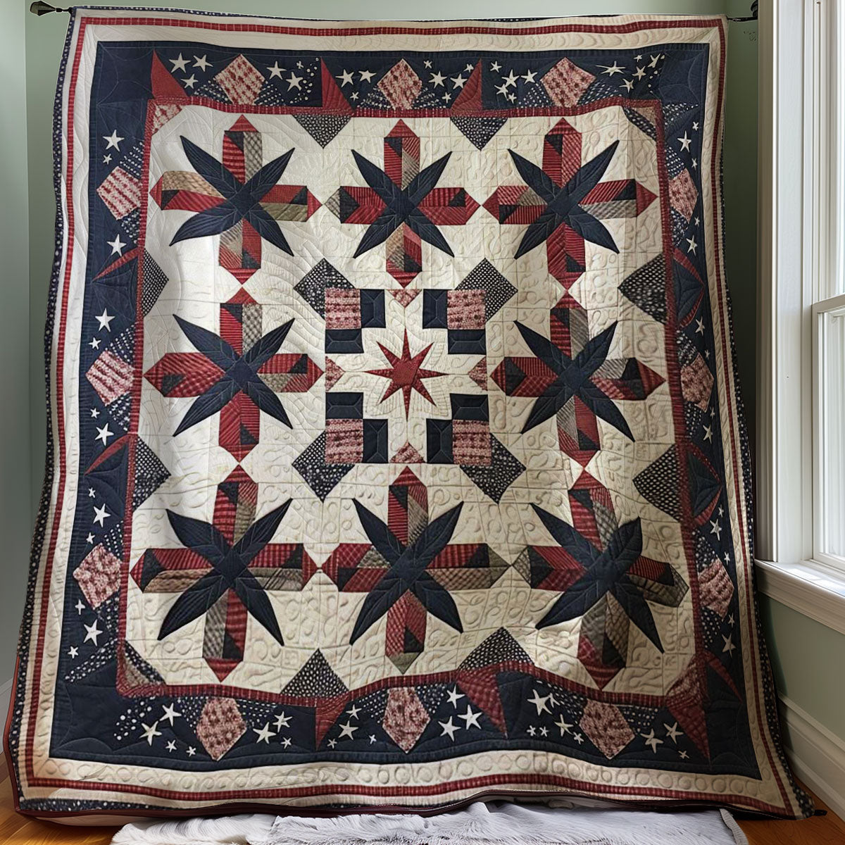 Native American Star WJ0807002CL Quilt