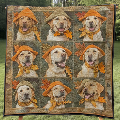 Autumn Dog WJ1508001CL Quilt