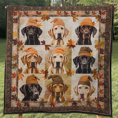 Autumn Labrador WJ1508002CL Quilt