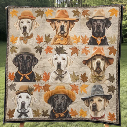 Autumn Labrador WJ1908001CL Quilt
