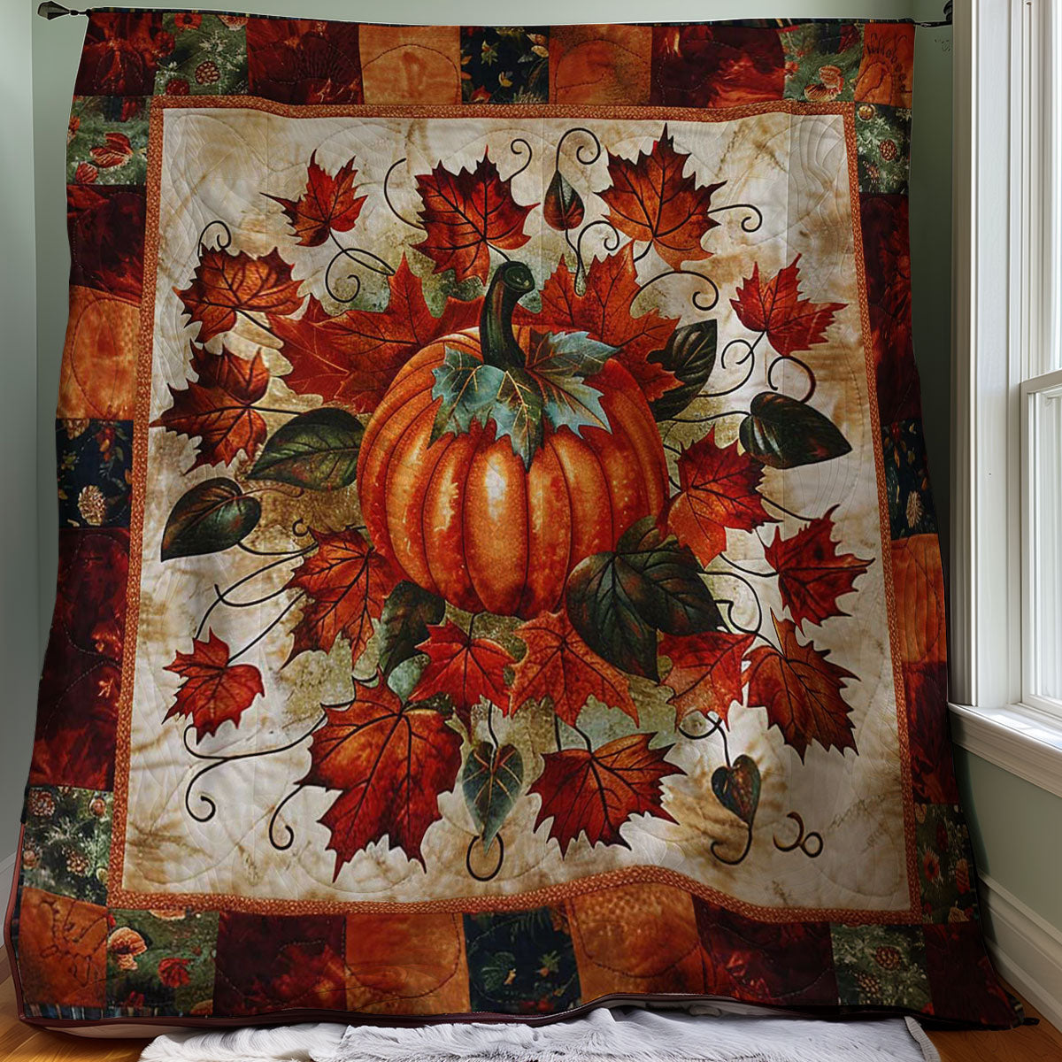 Autumn Pumpkin WJ2707010CL Quilt