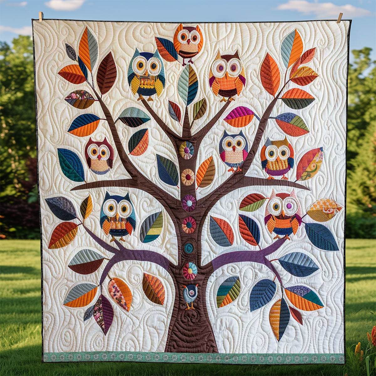 Baby Owl WJ1609001CL Quilt