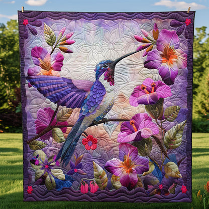 Beautiful Hummingbird WJ2708001CL Quilt