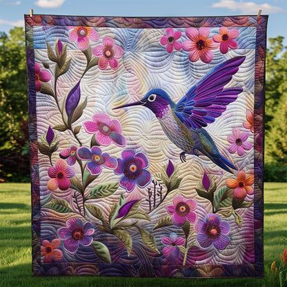 Beautiful Hummingbird WJ2708002CL Quilt