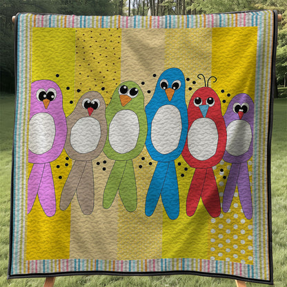 Colorful Bird WJ0708001WQ Quilt