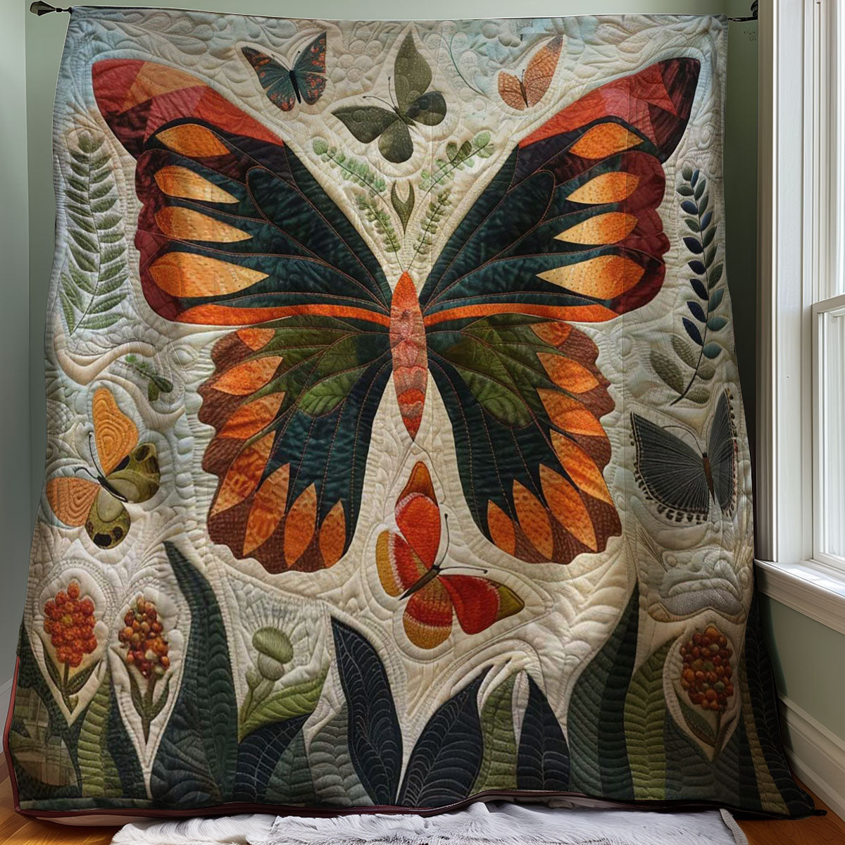 Butterflies WJ2507009CL Quilt