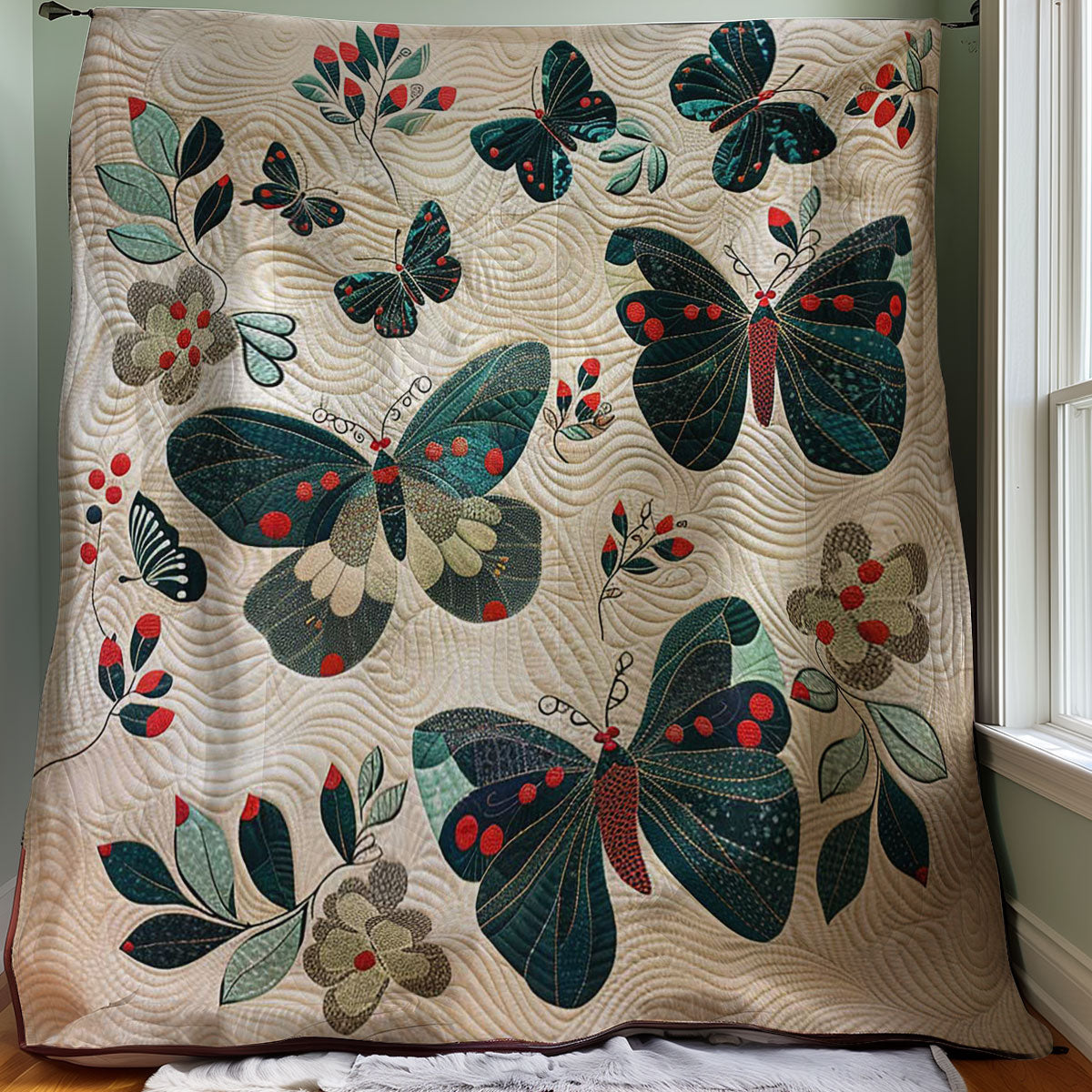 Butterflies WJ2806001CL Quilt