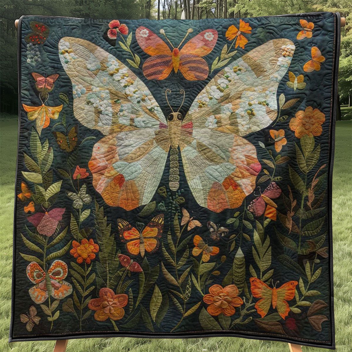 Butterflies WJ3007007CL Quilt