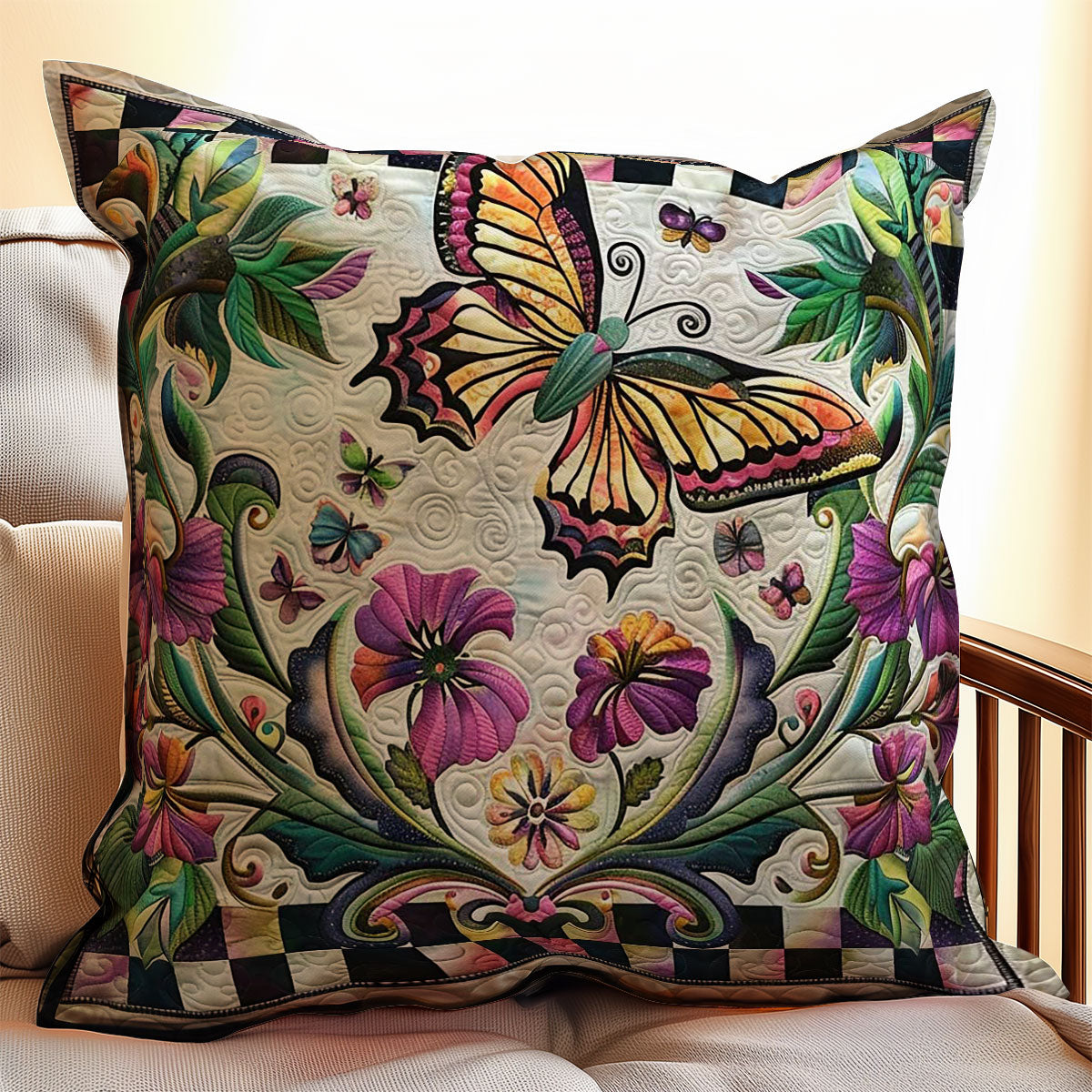 Butterfly WJ0308044CL Quilt Pillow Case